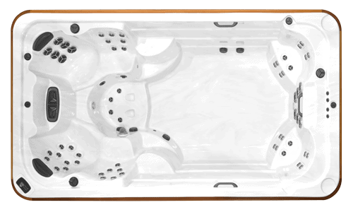 Top view of the Arctic Spas All Weather Pool Legend Select