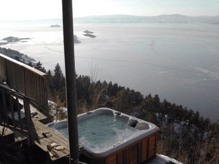 arctic spas hot tub way up high