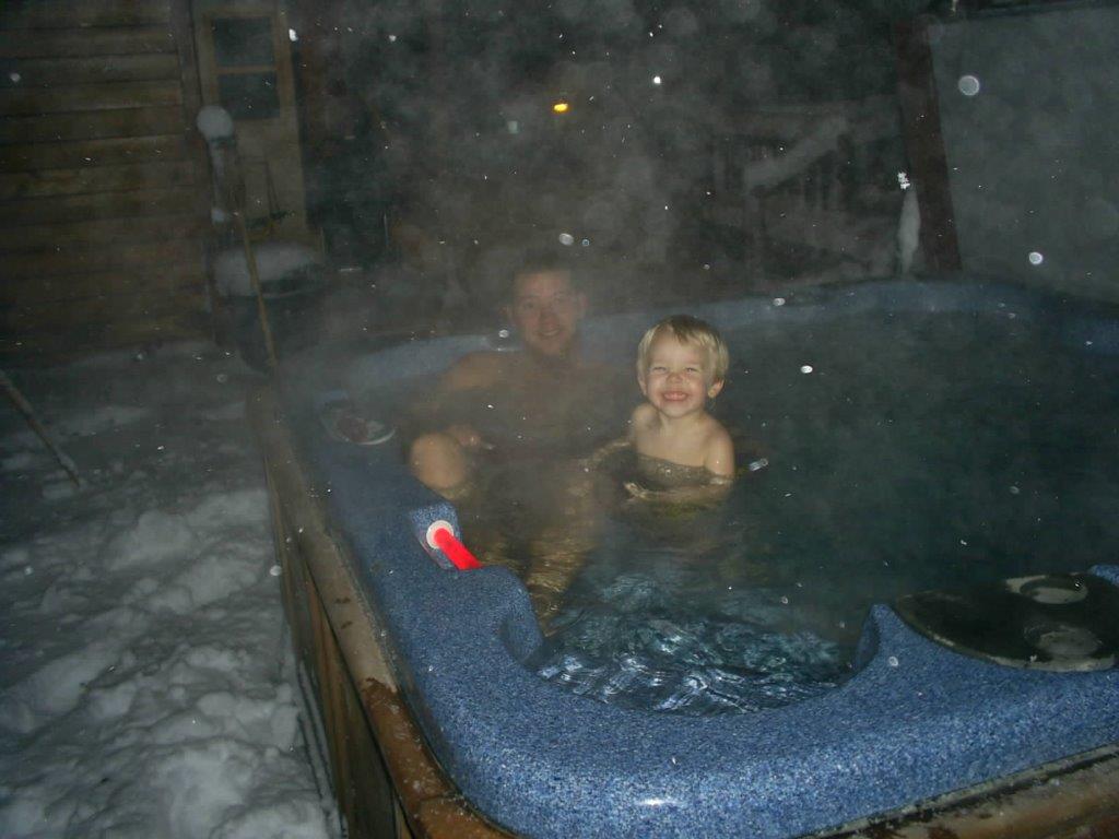 hot tub staycation